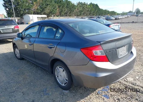 2012 Honda Civic Hf из США, поврежденный, VIN 2HGFB2F61CH316827